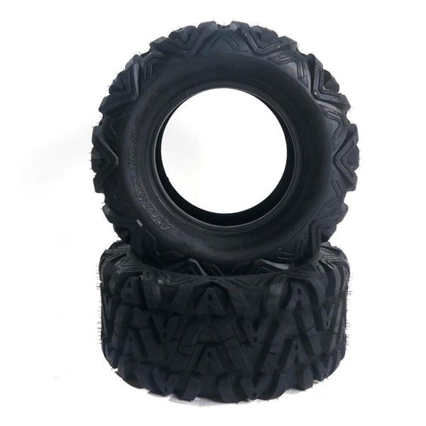 Pair of 2 New 25X10-12 TIRES 6 Ply Rated / ATV